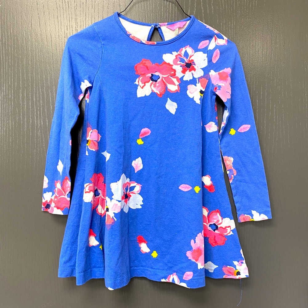 Purple Joules Floral Girls Tunic/Dress 9-10Y
